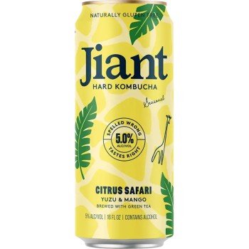 Jiant Hard Kombucha Citrus Safari Jiant Hard Kombucha Citrus Safari