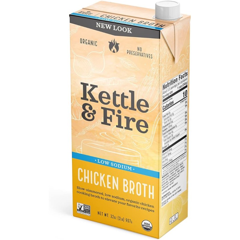 Kettle & Fire Organic Chicken Broth Kettle & Fire Organic Chicken Broth