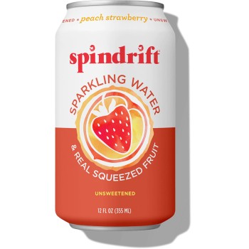 Spindrift Sparkling Water Peach Strawberry Spindrift Sparkling Water Peach Strawberry