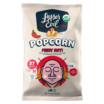 Lesser Evil Popcorn Fiery Hot Lesser Evil Popcorn Fiery Hot