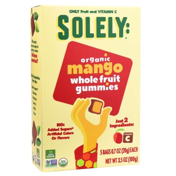 Solely Organic Mango Gummies Solely Organic Mango Gummies