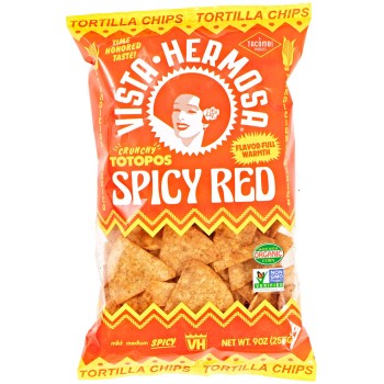 Vista Hermosa Totopos Spicy Red Corn Vista Hermosa Totopos Spicy Red Corn