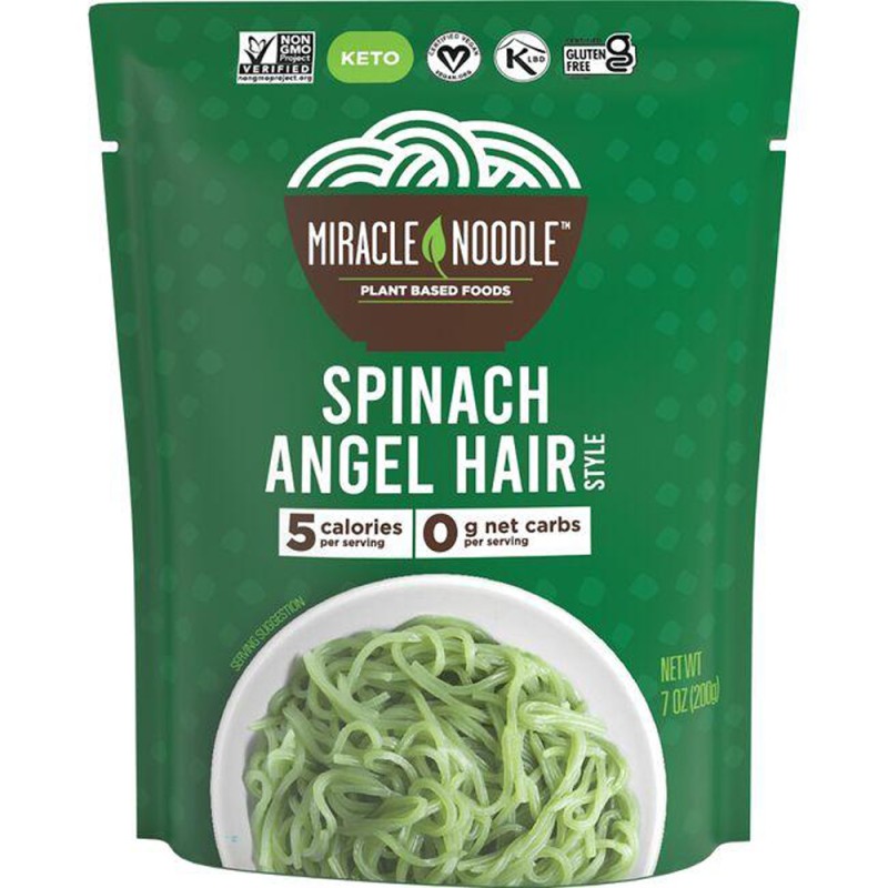 Miracle Noodle Spinach Angel Hair Miracle Noodle Spinach Angel Hair