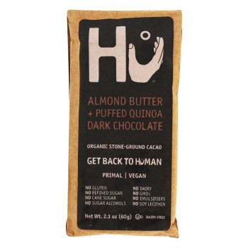Hu Almond Butter Dark Chocolate Bar Hu Almond Butter Dark Chocolate Bar