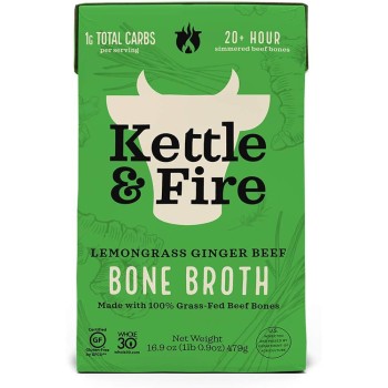 Kettle & Fire Lemongrass Ginger Beef Bone Broth Kettle & Fire Lemongrass Ginger Beef Bone Broth