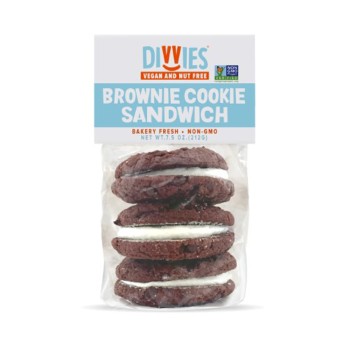 Divvies Cookie Sandwiches Brownie With Vanilla Divvies Cookie Sandwiches Brownie With Vanilla