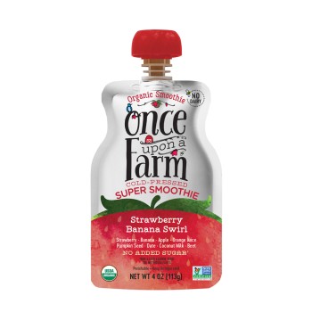 Once Upon A Farm Strawberry Banana Swirl Once Upon A Farm Strawberry Banana Swirl