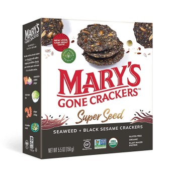 Mary's Gone Crackers Seaweed+Sesame Mary's Gone Crackers Seaweed+Sesame