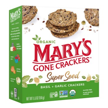 Mary's Gone Crackers Basil-Garlic Mary's Gone Crackers Basil-Garlic