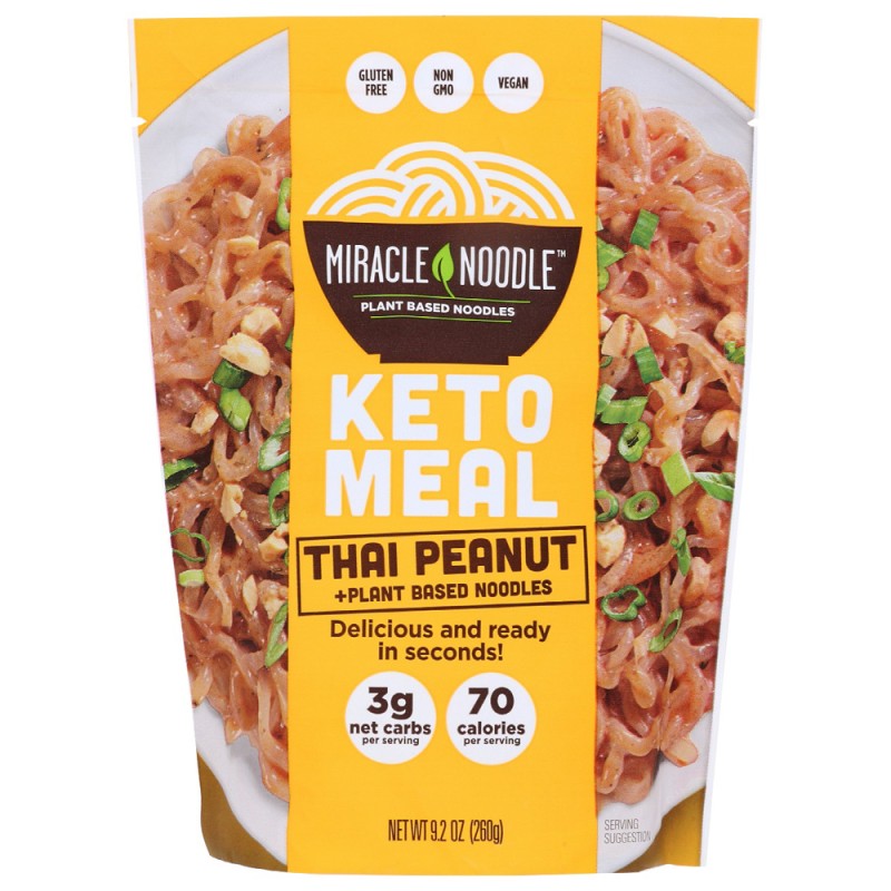 Miracle Noodle Keto Meal Thai Peanut Miracle Noodle Keto Meal Thai Peanut