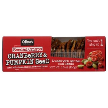 Olina's Cranberry & Pumpkin Chrisps Olina's Cranberry & Pumpkin Chrisps