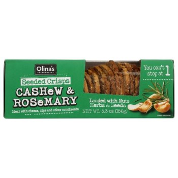 Olina's Cashew & Rosemary Chrisps Olina's Cashew & Rosemary Chrisps