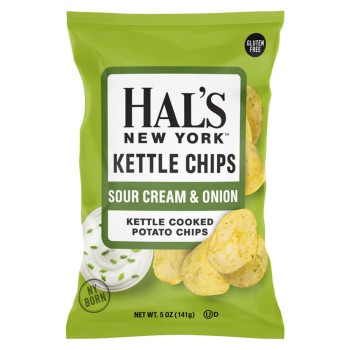 Hal's Kettle Chips Sour Cream & Onion Hal's Kettle Chips Sour Cream & Onion