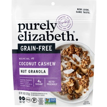 Purely Elizabeth Granola GF Coconut Cashew Purely Elizabeth Granola GF Coconut Cashew
