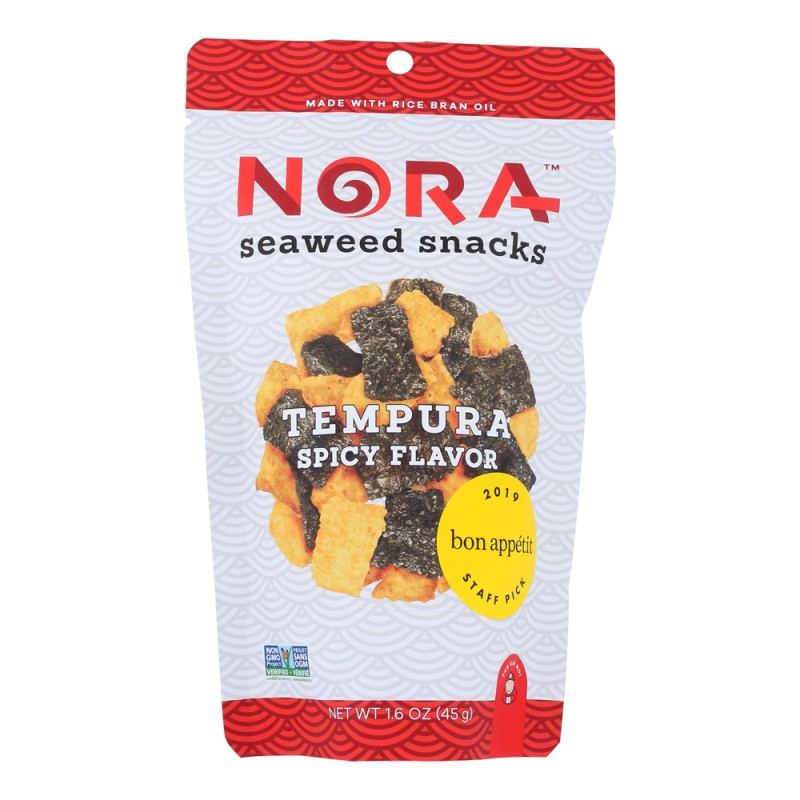 Nora Seaweed Snacks Tempura Spicy Nora Seaweed Snacks Tempura Spicy