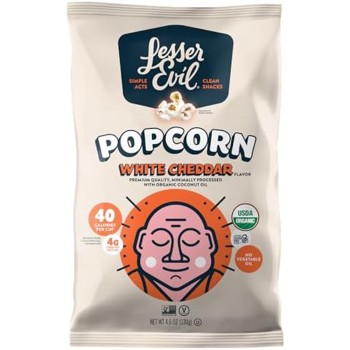Lesser Evil Organic No Cheese Cheesiness Popcorn Lesser Evil Organic No Cheese Cheesiness Popcorn
