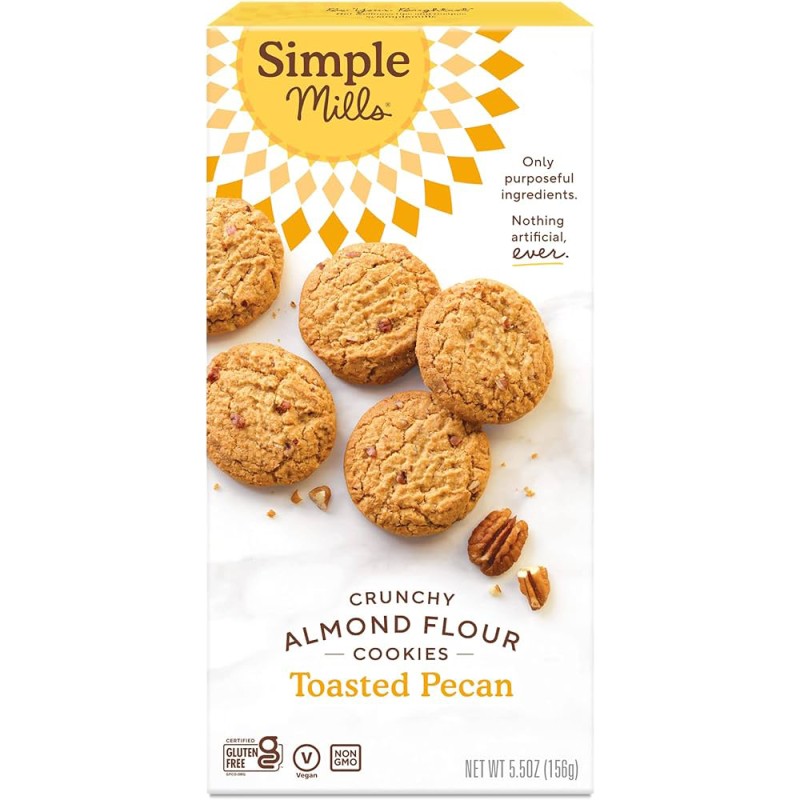 SIMPLE MILLS COOKIES TOASTED PECAN SIMPLE MILLS COOKIES TOASTED PECAN