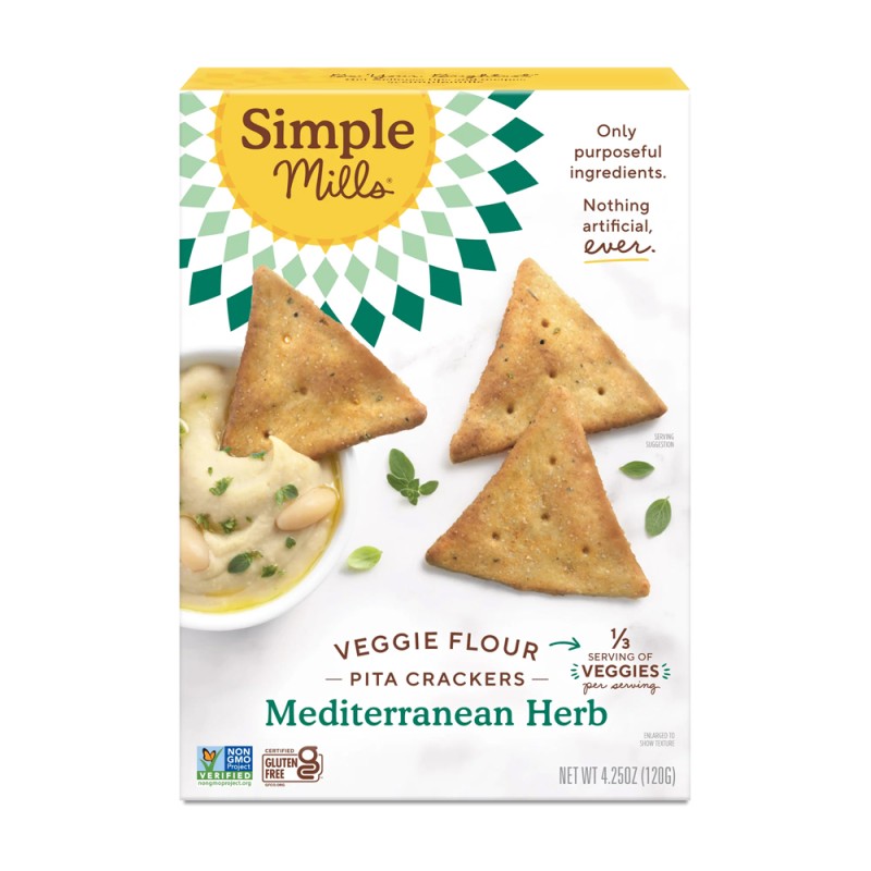 SIMPLE MILLS CRACKERS MEDITARRANEAN HERB SIMPLE MILLS CRACKERS MEDITARRANEAN HERB