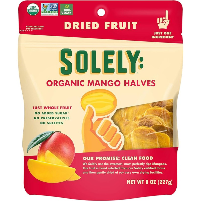 Solely Organic Mango Halves Solely Organic Mango Halves