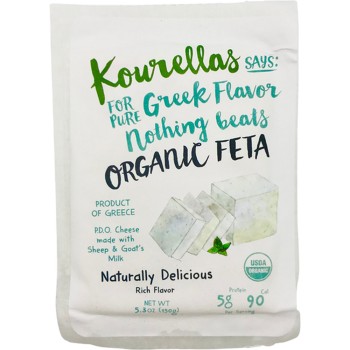 Kourellas Greek Organic Feta Cheese Kourellas Greek Organic Feta Cheese