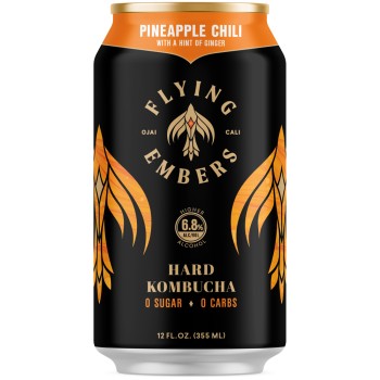 Flying Ambers Hard Kombucha Pineapple Chilli Flying Ambers Hard Kombucha Pineapple Chilli