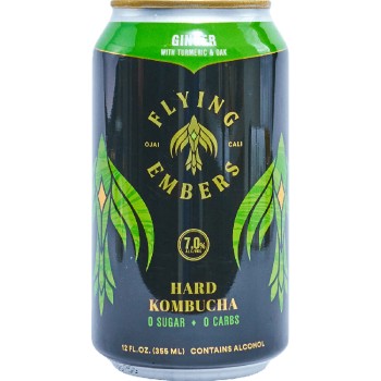 Flying Ambers Hard Kombucha Ginger Flying Ambers Hard Kombucha Ginger