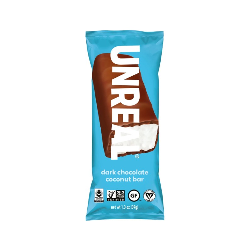 Unreal Dark Chocolate Coconut Bar Unreal Dark Chocolate Coconut Bar