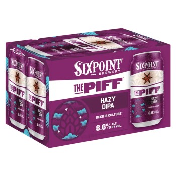 Sixpoint Brewery The Piff Hazy DIPA Sixpoint Brewery The Piff Hazy DIPA