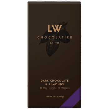 LW Chocolatier Dark Chocolate & Almonds LW Chocolatier Dark Chocolate & Almonds