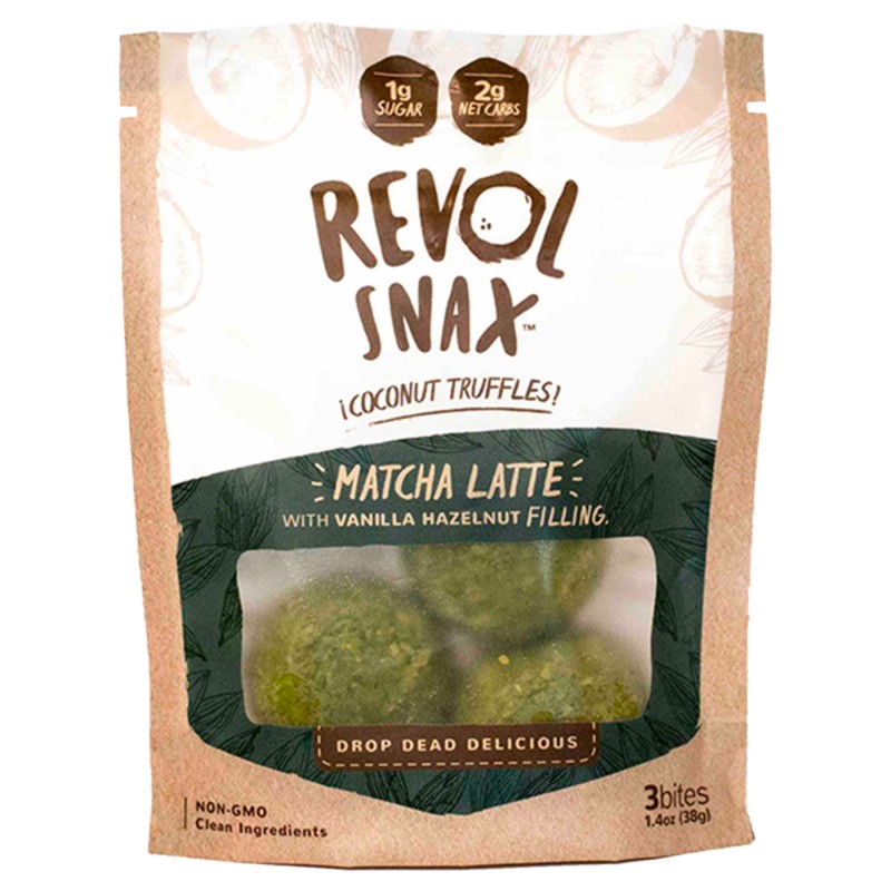 Revol Snax Bites Matcha Latte Revol Snax Bites Matcha Latte