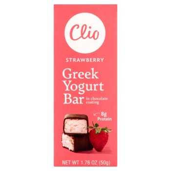 Clio Greek Yogurt Bar Strawberry Clio Greek Yogurt Bar Strawberry
