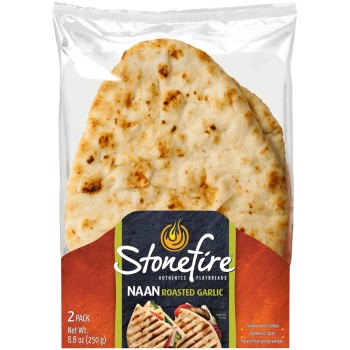Stonefire Naan Roasted Garlic Stonefire Naan Roasted Garlic