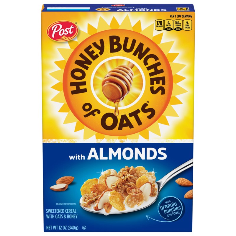 Post Honey Bunches of Oats with Almonds Post Honey Bunches of Oats with Almonds