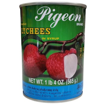 Pigeon Brand Whole Lychees in Syrup Pigeon Brand Whole Lychees in Syrup