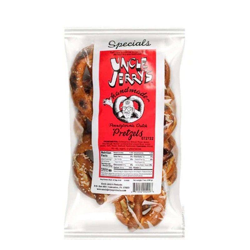 UNCLE JERRY'S PRETZELS UNCLE JERRY'S PRETZELS