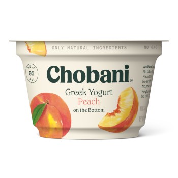 Chobani Peach Greek Yogurt