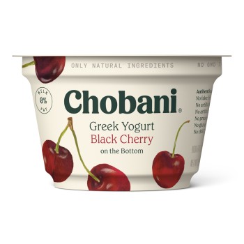 Chobani Black Cherry Greek Yogurt