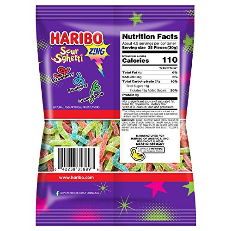 Haribo Gummi Candy Sour Bites Haribo Gummi Candy Sour Bites