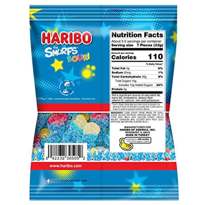 Haribo The Smurfs Sour Haribo The Smurfs Sour