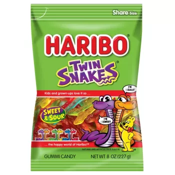 Haribo Twin Snakes Sweet and Sour Haribo Twin Snakes Sweet and Sour