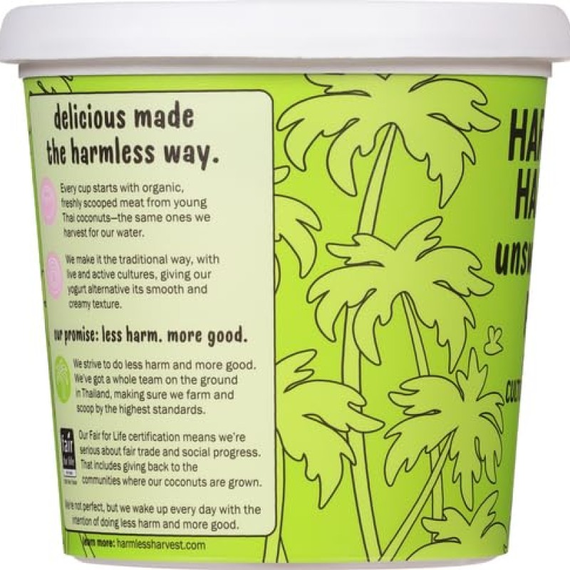 Harmless Harvest Organic Plain Coconut Yogurt Harmless Harvest Organic Plain Coconut Yogurt