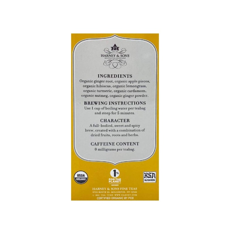 Harney & Sons Organic Ginger Turmeric Harney & Sons Organic Ginger Turmeric