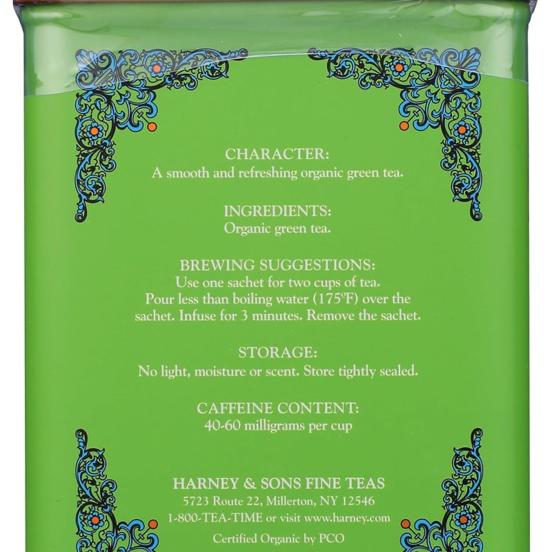 Harney & Sons Organic Plain Green Tea