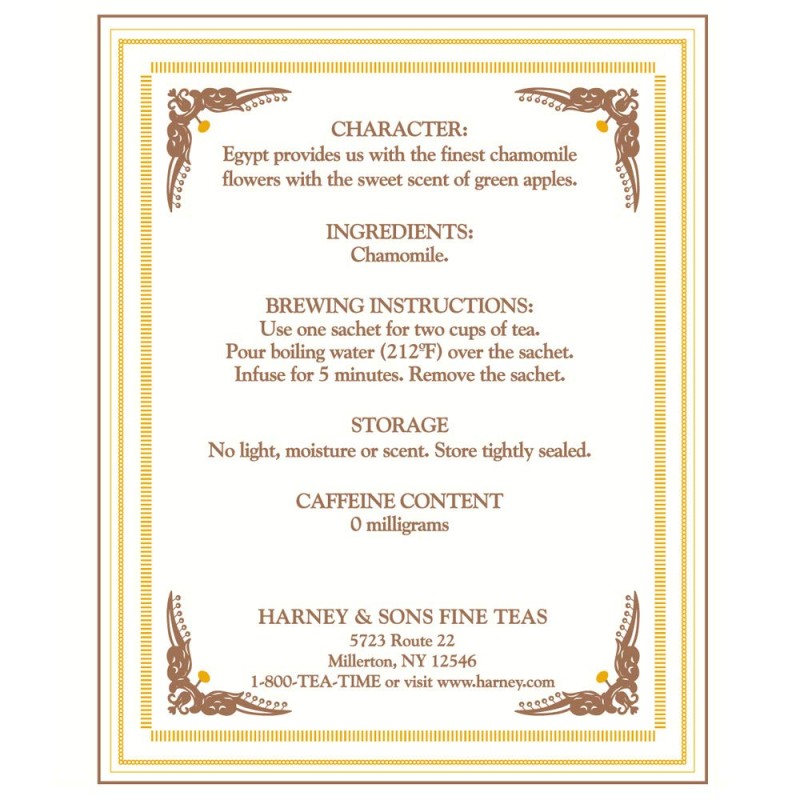 Harney & Sons Chamomile Herbal Tea Harney & Sons Chamomile Herbal Tea