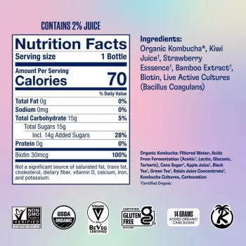 Health-Ade Kombucha Strawberry Glow Health-Ade Kombucha Strawberry Glow