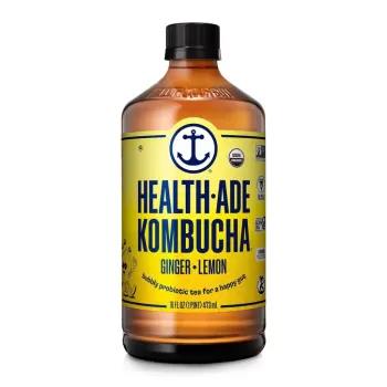 Health-Ade Kombucha Vegan Ginger Lemon Health-Ade Kombucha Vegan Ginger Lemon