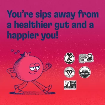 Health-Ade Kombucha Vegan Pomegranate Health-Ade Kombucha Vegan Pomegranate