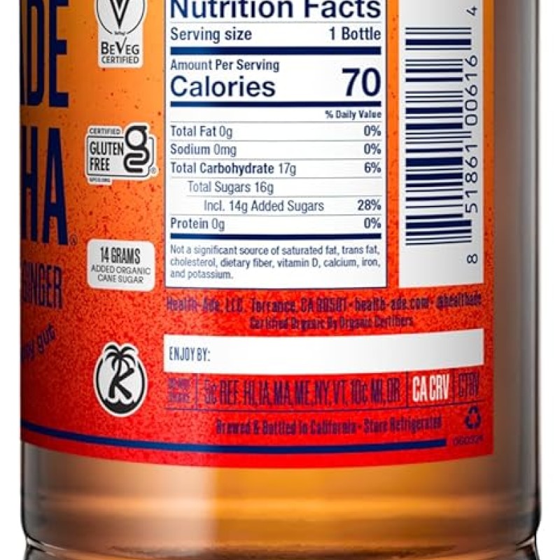 Health-Ade Kombucha Blood Orange Health-Ade Kombucha Blood Orange