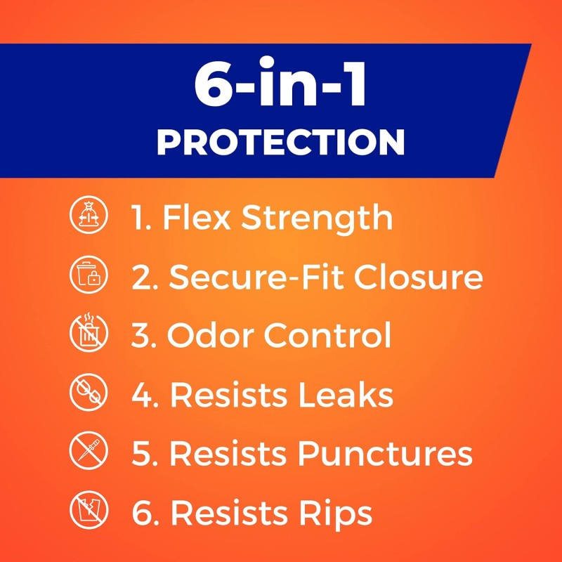 Hefty Ultra Stong Tropical Paradise Trash Bags