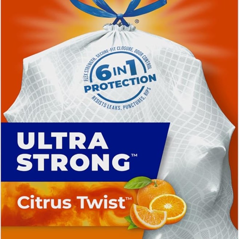 Hefty Ultra Strong Citrus Twist 40s